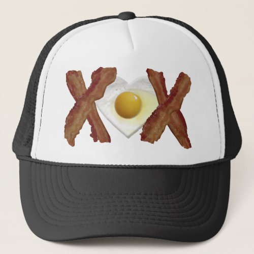 Bacon X O X LOVE Trucker Hat