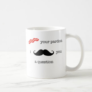 Bacon Your Pardon for Lefties Coffee Mug