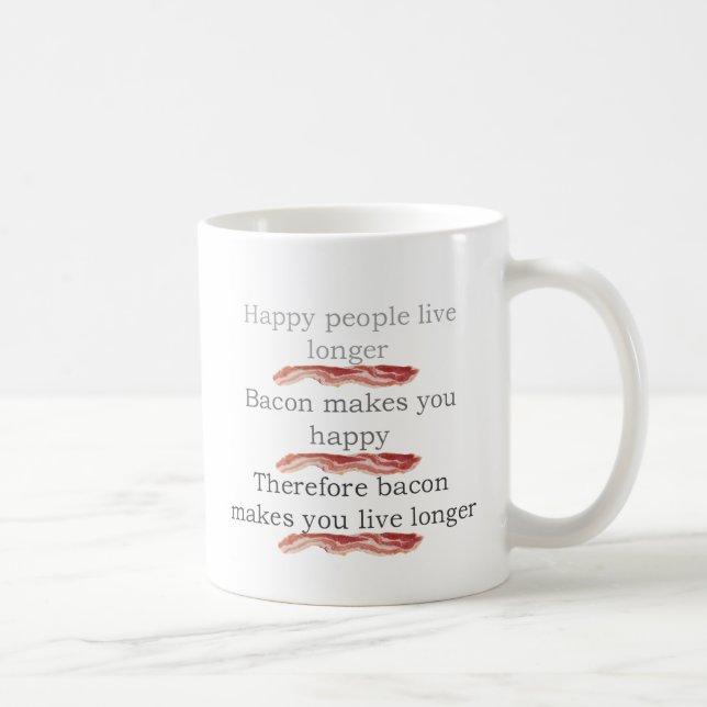 baconlogicwithbacon coffee mug (Right)