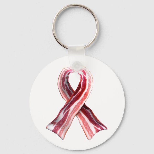 BaconRibbon Keychain (Front)