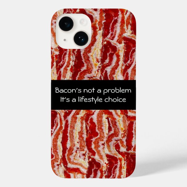 Bacon's Not A Problem Case-Mate iPhone Case (Back)