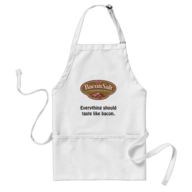 baconsaltlogo - high res, Everything should tas... Adult Apron (Front)