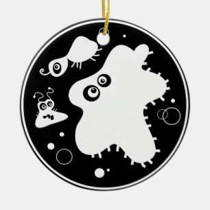 Bacteria Ceramic Ornament