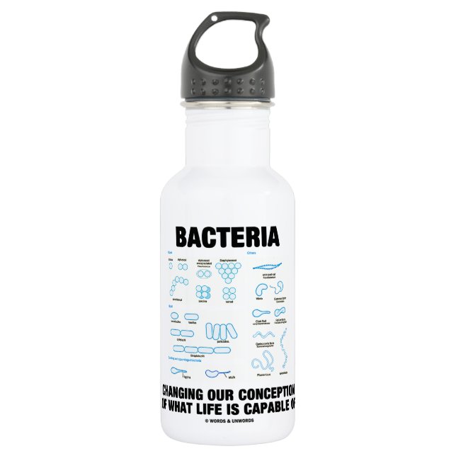 Bacteria Changing Our Conception What Life Is Water Bottle (Front)