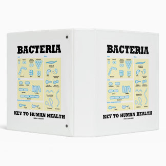 Bacteria Key To Human Health Morphology 3 Ring Binder