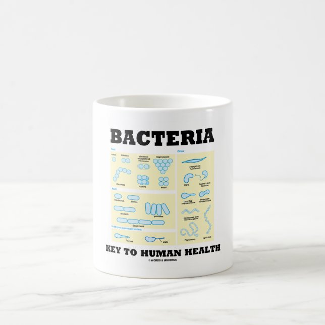 Bacteria Key To Human Health Morphology Coffee Mug (Center)