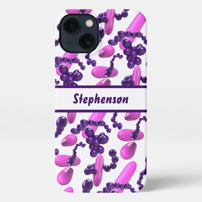 Bacteria Personalized iPhone Case (Back)