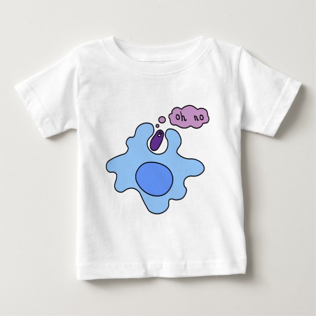 Bacteria Phagocytosis Baby T-Shirt (Front)
