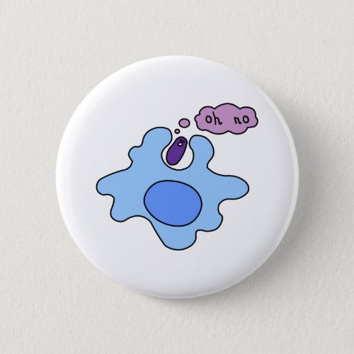 Bacteria Phagocytosis Pinback Button