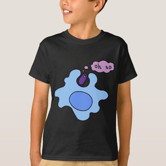 Bacteria Phagocytosis T-Shirt (Front)