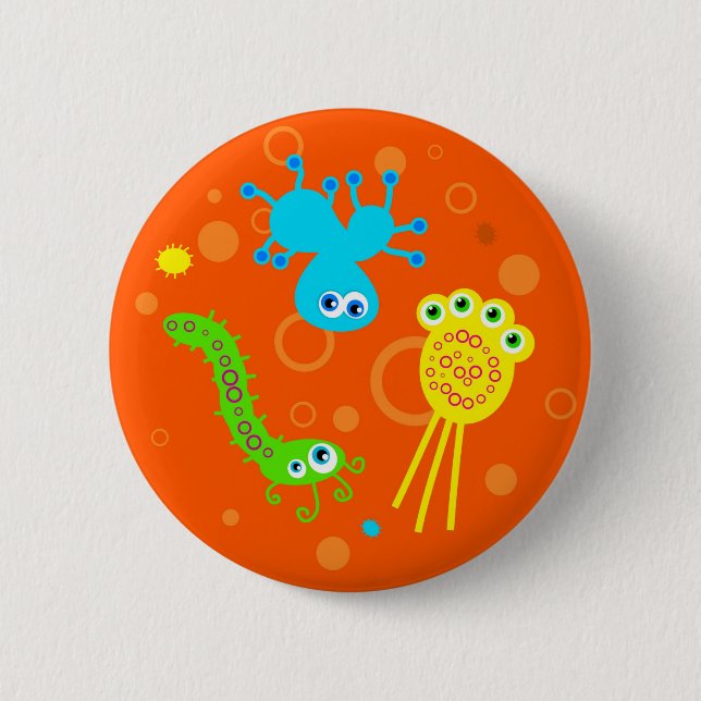 Bacteria Pinback Button (Front)