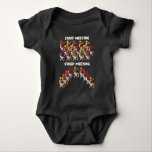 Bacteria Science Strep Meeting Microbiology Baby Bodysuit<br><div class="desc">Funny biology teacher or student Gift. Funny Microbiology Design for nurses,  doctors,  and any other proud science geek.</div>