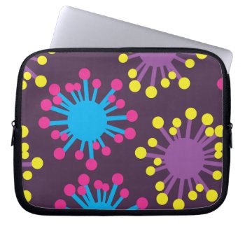 Bacteria Spores Laptop Sleeve by bartonleclaydesign at Zazzle