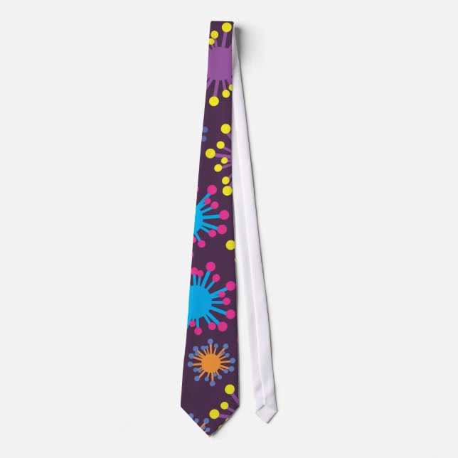 Bacteria Spores Neck Tie (Front)