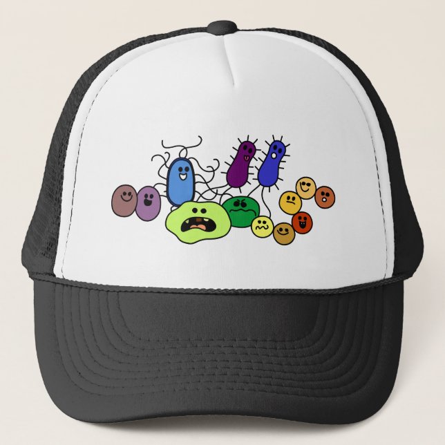 Bacteria Trucker Hat (Front)