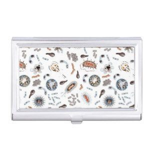 Bacteria & Virus Pattern Business Card Case