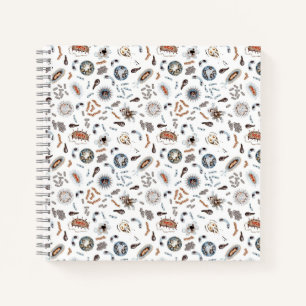 Bacteria & Virus Pattern Notebook