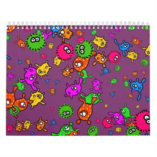 Bacteria Wallpaper Calendar | Zazzle.com