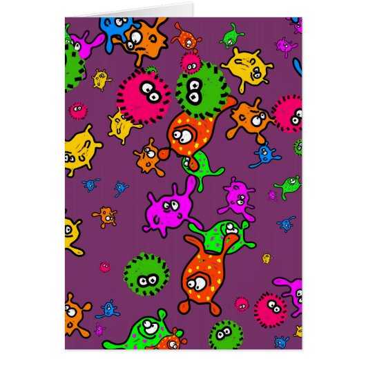 Bacteria Wallpaper Cards (Front)