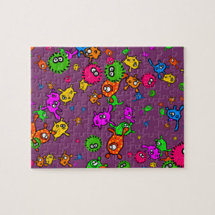 Bacteria Wallpaper Jigsaw Puzzle