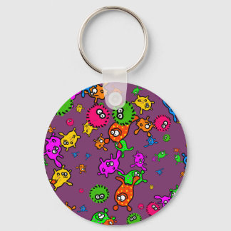 Bacteria Wallpaper Keychain