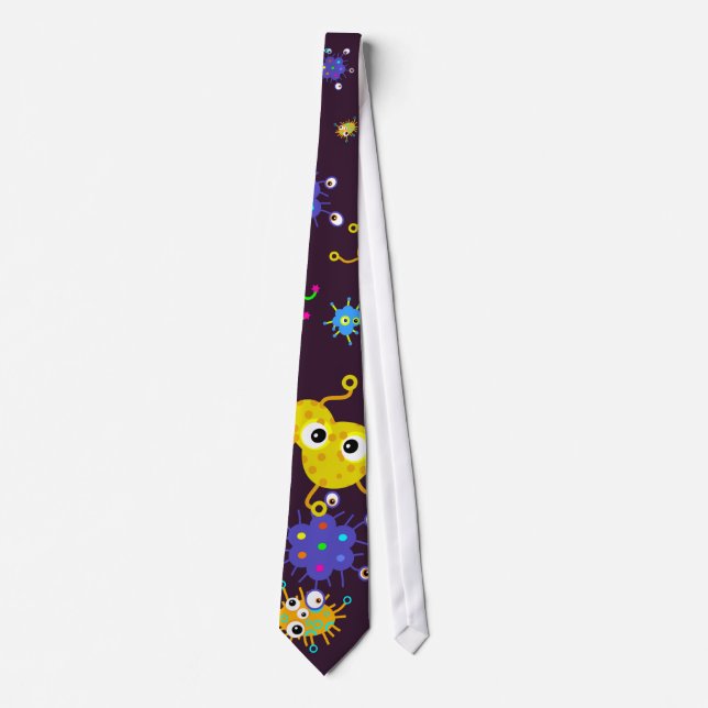 Bacteria Wallpaper Neck Tie (Front)