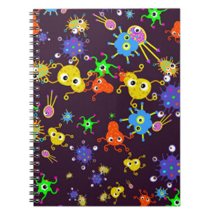 Bacteria Wallpaper Notebook