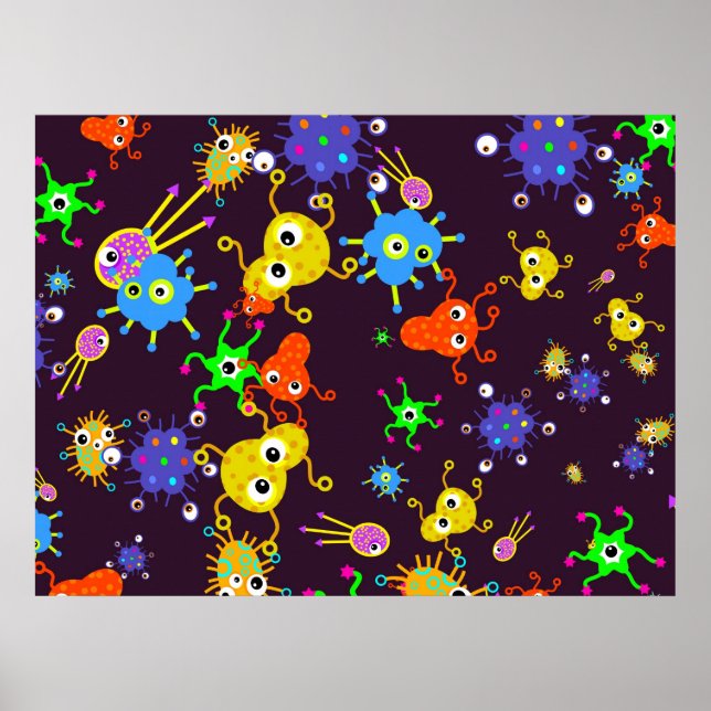 Bacteria Wallpaper Poster (Front)