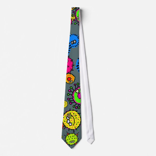 Bacteria Wallpaper Tie (Front)