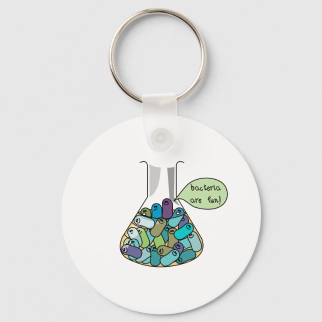 Bacterial Culture Keychain (Front)