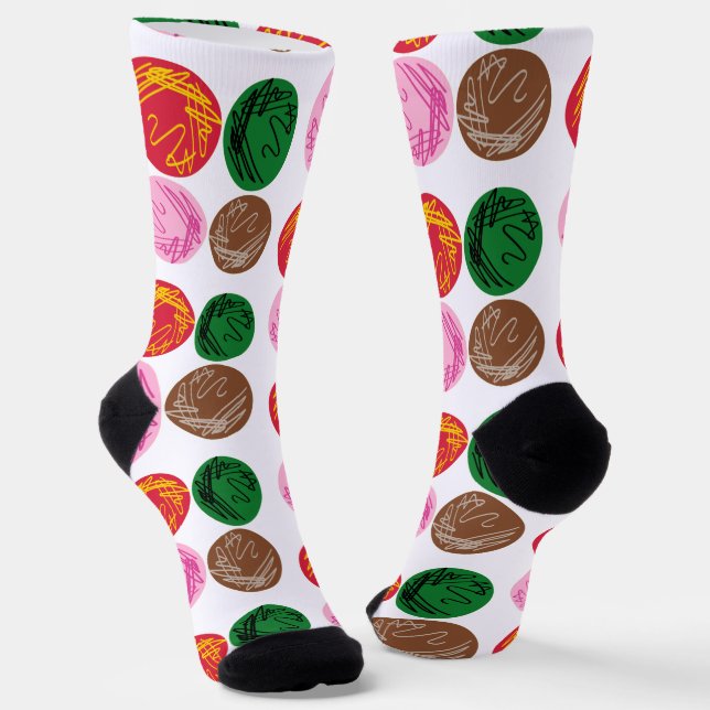 Bacterial Culture Plates Socks (Angled)