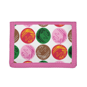 Bacterial Culture Plates Tri-fold Wallet
