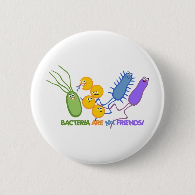 Bacterial Friends Button (Front)