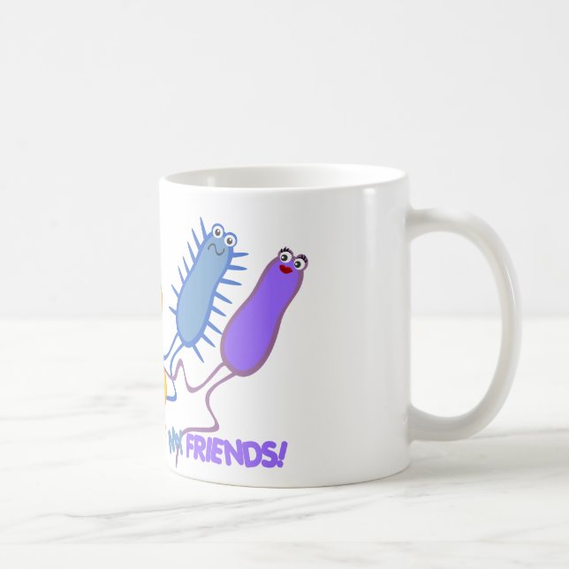 Bacterial Friends Coffee Mug (Right)