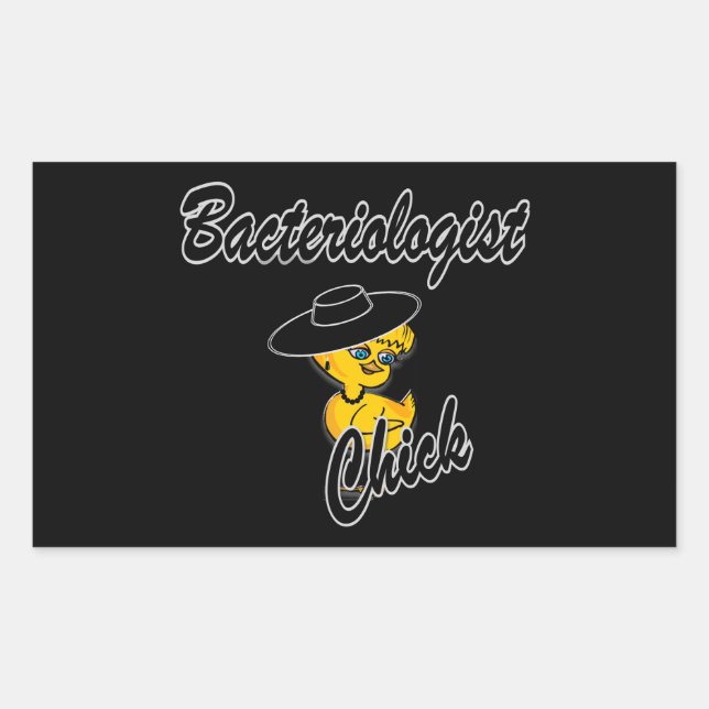 Bacteriologist Chick #4 Rectangular Sticker (Front)