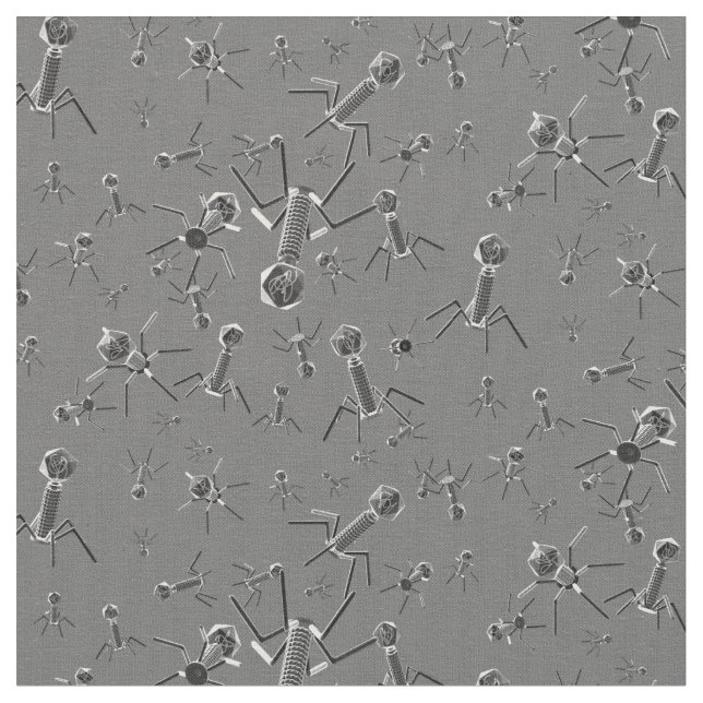 Bacteriophage Gray Fabric (Close Up)