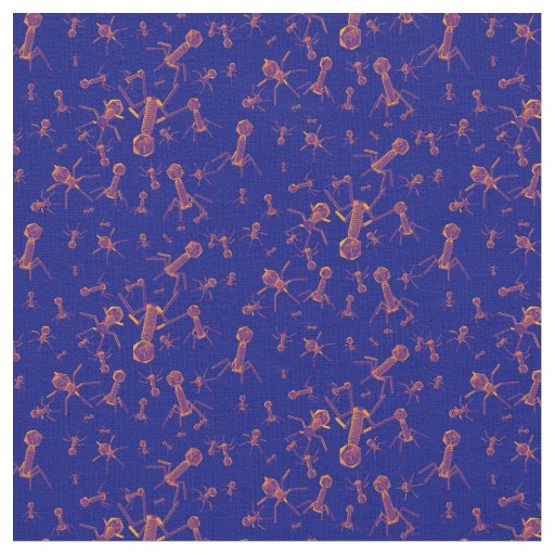 Bacteriophage - Neon Fabric