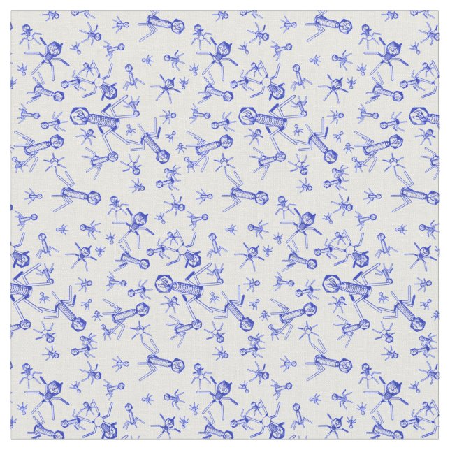 Bacteriophage - Porcelain Fabric (Close Up)