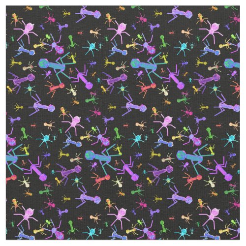 Bacteriophage _ Psychedelic Fabric