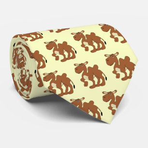 Bactrian Camel Design Neck Tie