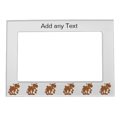 Bactrian Camel Design Personalised Magnetic Photo  Magnetic Frame