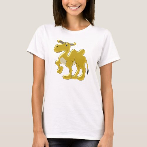 Bactrian Camel Design Personalised T_Shirt