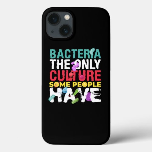 Bactteria Culture Microbiology Chemistry iPhone 13 Case