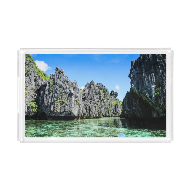 Bacuit Archipelago Islands Acrylic Tray (Front)