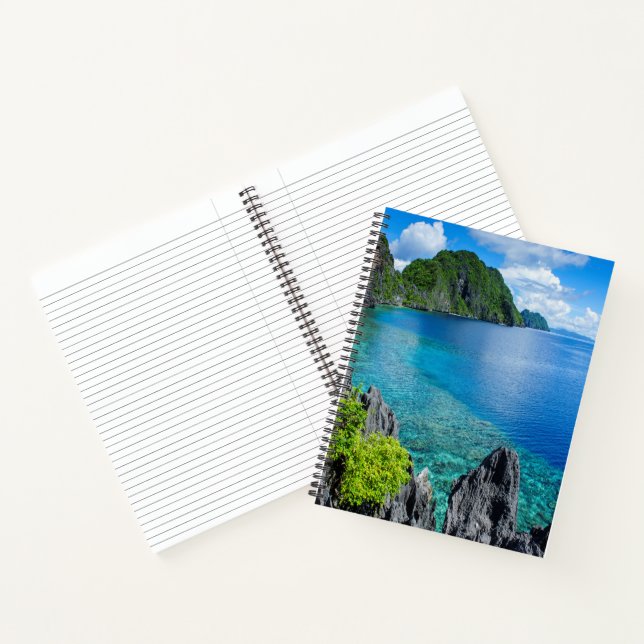 Bacuit Archipelago Seascape Notebook (Inside)