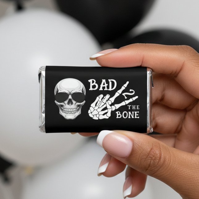 Bad 2 the Bone Skeleton 2nd Birthday Party Hershey's Miniatures (Bad 2 the Bone Skeleton 2nd Birthday Party Hershey's Miniatures
)