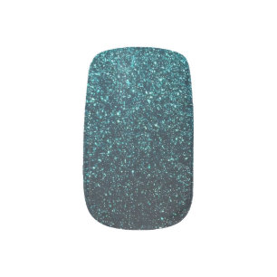 Bad A$$ Teal Minx Nail Art Decals