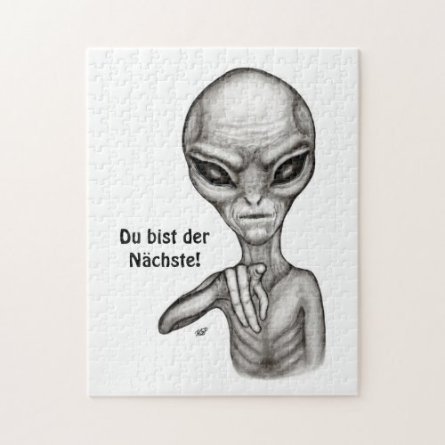 Bad Alien  Du bist der Nchste Jigsaw Puzzle