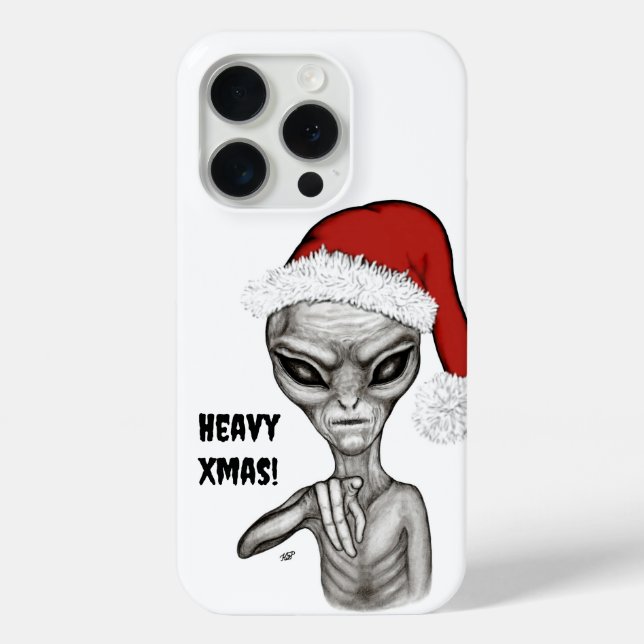 Bad Alien , Heavy Xmas ! Case-Mate iPhone Case (Back)