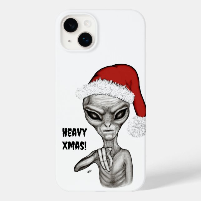 Bad Alien , Heavy Xmas ! Case-Mate iPhone Case (Back)